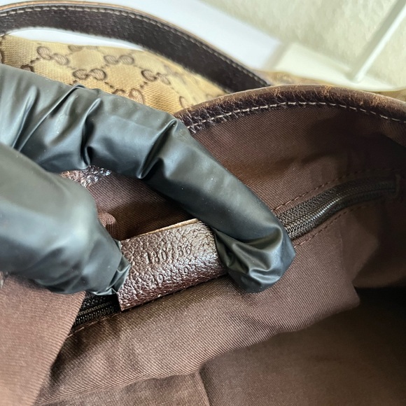 Gucci Brown Monogram Tote Bag - Picture 3 of 14